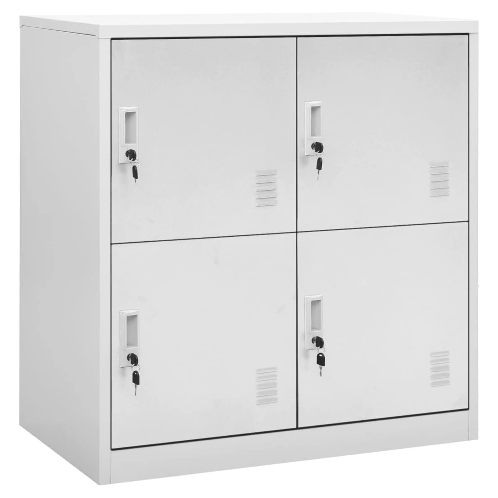 Armario de oficina de metal con cerradura, armario de acero duradero con taquilla, perfecto para organizar el espacio de trabajo, diseño compacto para uso doméstico y de oficina, soluciones seguras