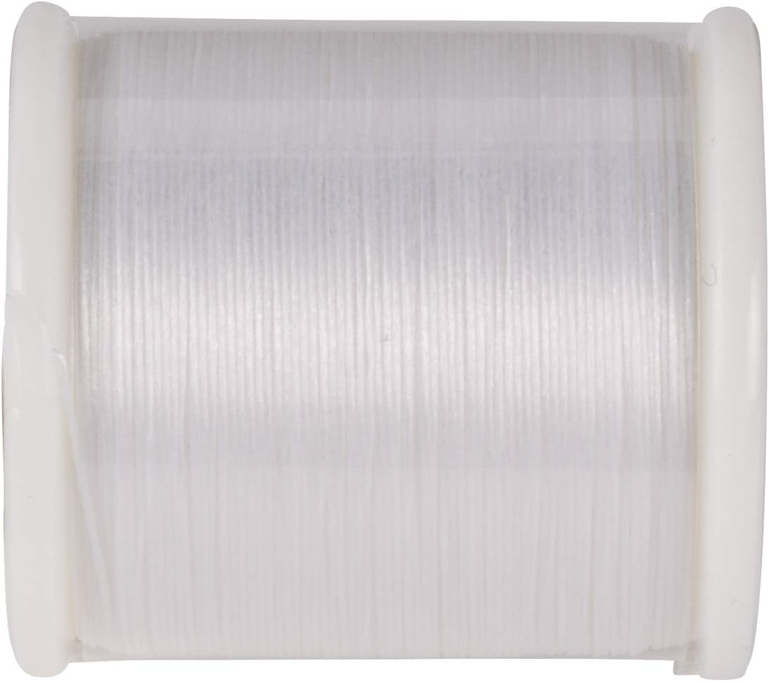 Rayher 89300100 Beading Thread for Seed Beads with a Diameter of 0.27 mm, Fine Nylon String for Jewellery Making White, 50 m - Image 5