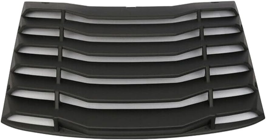 for Chevy for Camaro 2016-2021 Rear Window Louver Sun Shade Cover Vent Matte Black