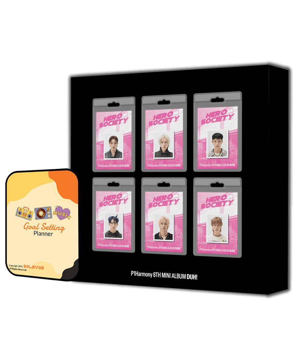 Bolsvos Fancy Ver. (Random Ver.) P1harmony Duh! Album [Fancy Ver. (Random Ver.)]+Pre Order Benefits+Bolsvos Exclusive K-Pop Inspired Digital Merches