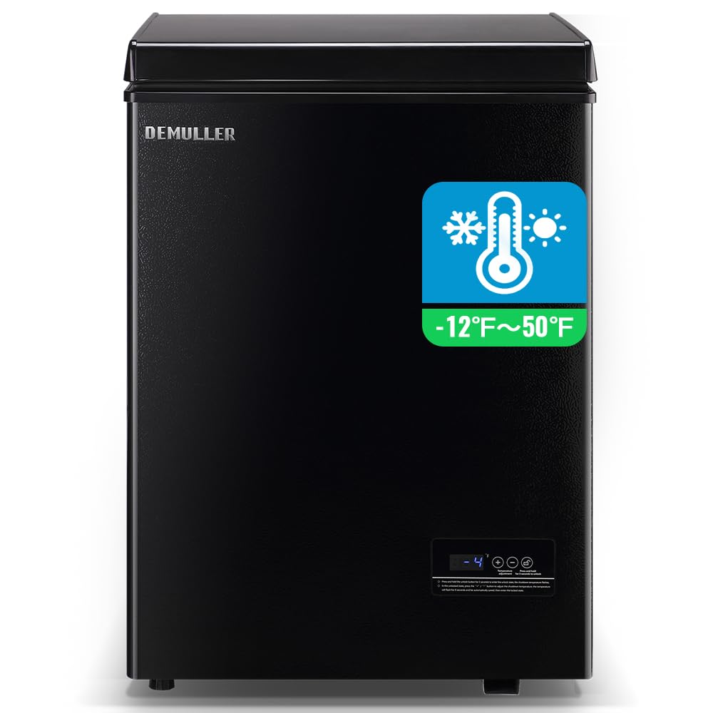 Demuller YX-DE-63-B Chest Freezer Black