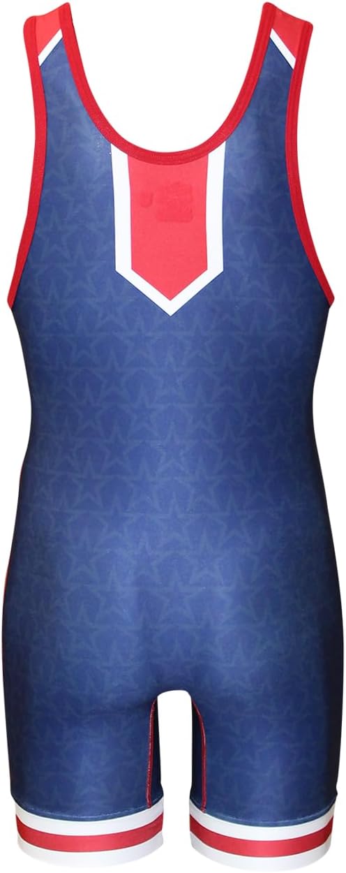 Matman USA The U.S.A. Stars Men's Wrestling Singlet