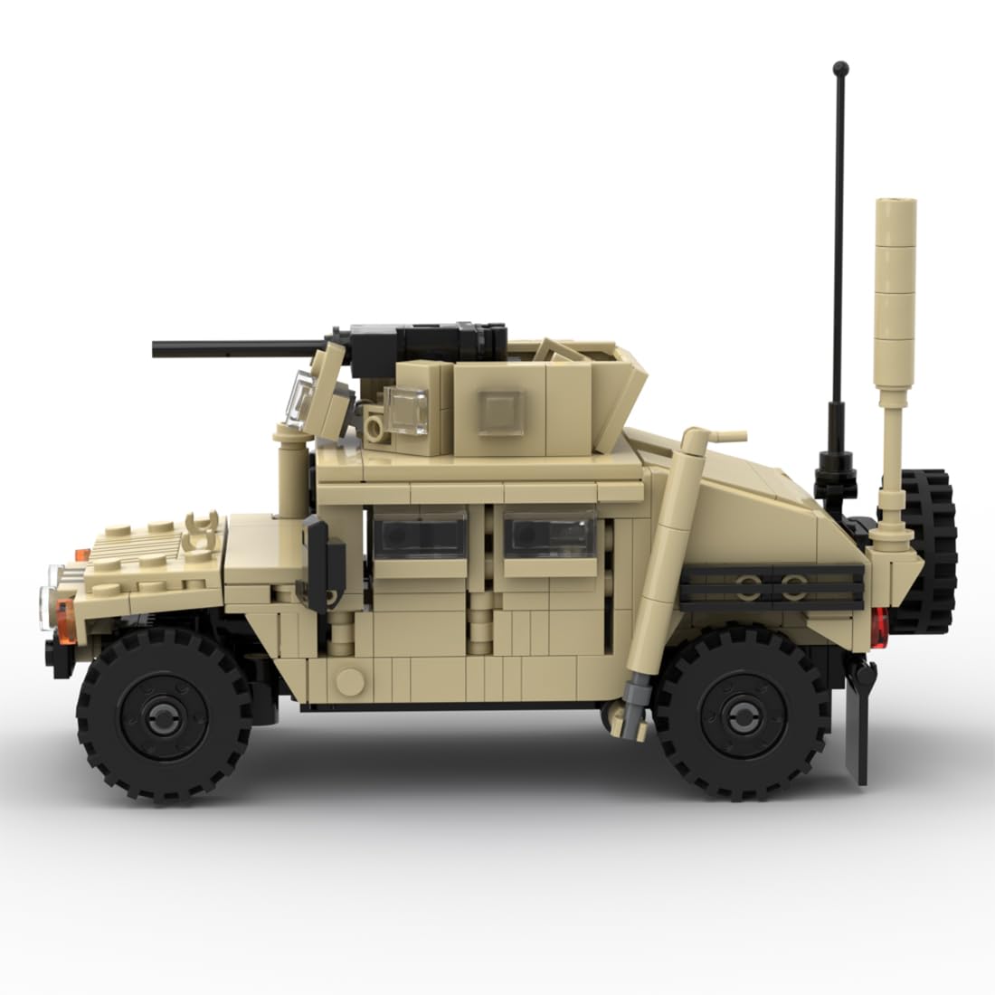 Set di mattoncini da costruzione militari statunitensi, veicolo militare, modello carro armato, giocattolo da collezione e regalo per adulti, 430 pezzi