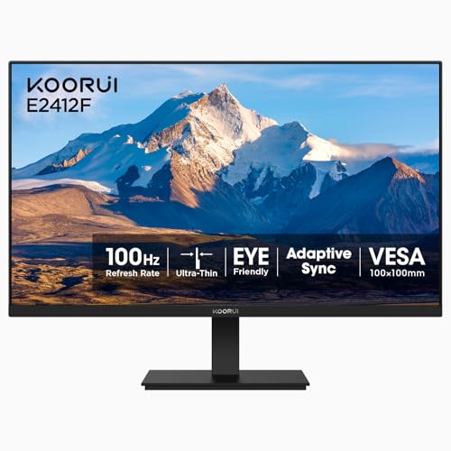 KOORUI 24.5 Inch Gaming Monitor 200Hz, 1ms, FHD(1920 * 1080p) IPS