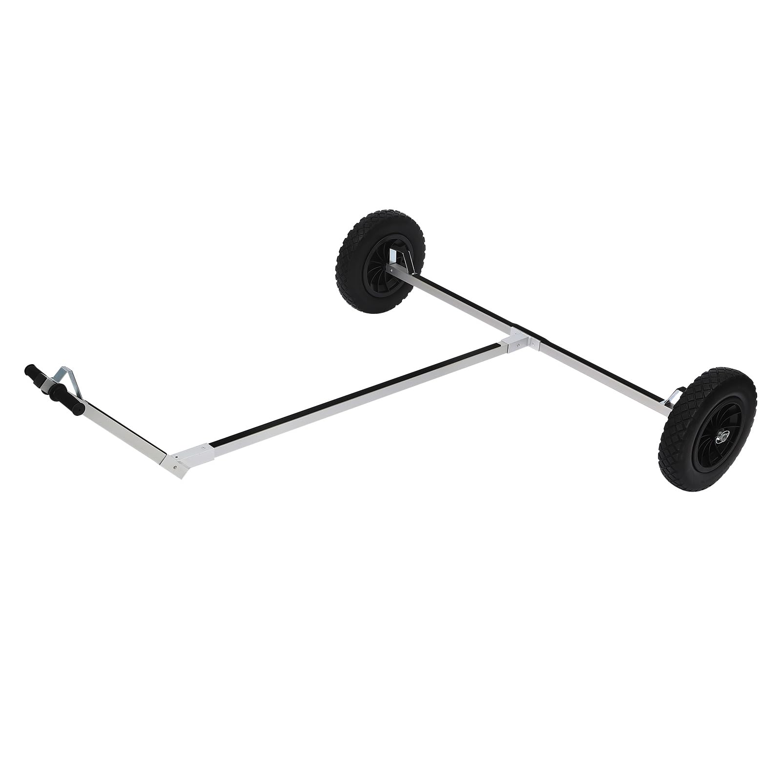Dettchan Sailboat Trailer, Launching Trolley for Small Boat, Sailboat Dolly Cart Hand Trailer Load Capacity 40 kg for Kayaks Canoes