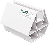 4-Pack M-Hex 6" Rooftop Pipe Supports with Strut - Versatile Roof Blocks for Conduit, Electrical Piping & Pipes