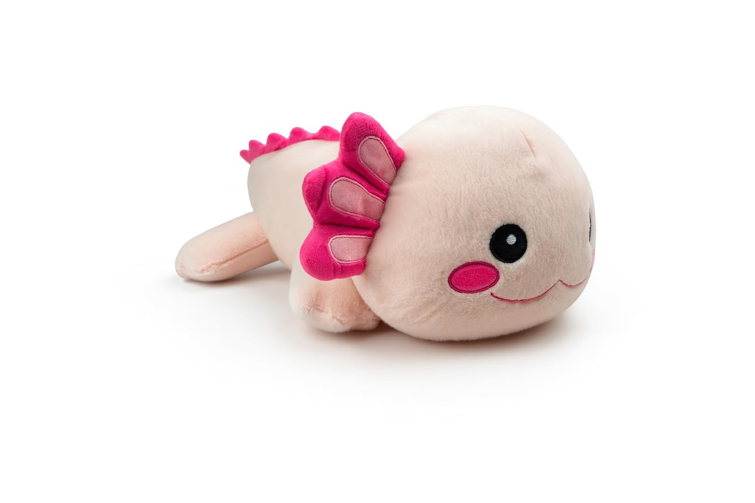 Mel-O-Design Maskotka Axolotl 50 cm – duża, pluszowa zabawka Axolotl, miękka, urocza pluszowa zabawka w stylu Kawaii – prezent dla dzieci (różowa)