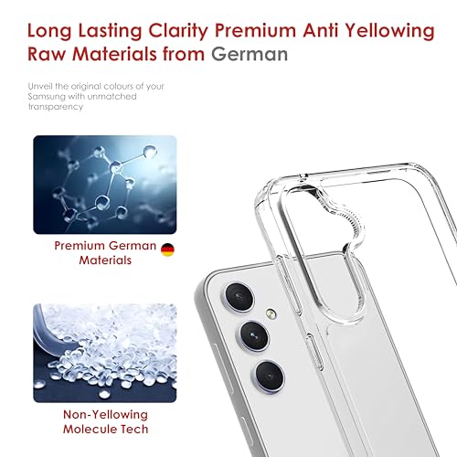 Image of TPU Case For Samsung Galaxy S23 Plus,[Anti-Yellowing Technology] [Military Grade Drop Protection] Shockproof Slim Hybrid Phone Case For Samsung Galaxy S23 Plus 5G-Crystal Clear