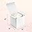 ValBox 4x4x4 White Gift Boxes 25PCS Kraft Paper Boxes with Lids for Gifts, Crafting, Cube, Cupcake Boxes, Easy Assemble Boxes for Party Favor