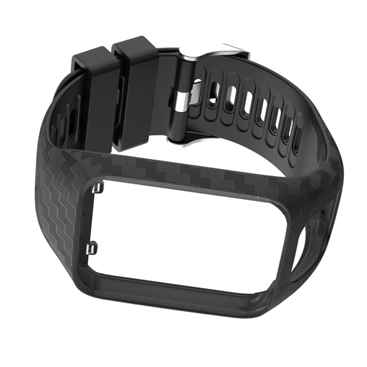 Artibetter Lot De 3 Bracelets De Montre Connectée En Silicone Accès Complet Aux Boutons Facile À Installer Bracelet De Remplacement Noir