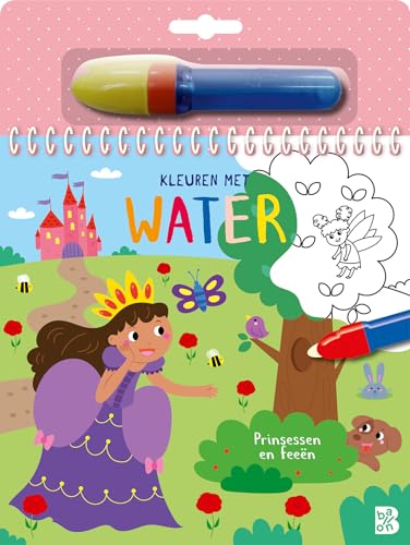 Kleuren met water Prinsessen en feeën