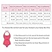 EVBEA Lencería Mujer Erótica Rojo Teddy Bodysuit Open Halter Chemise Nightwear Atractivas...