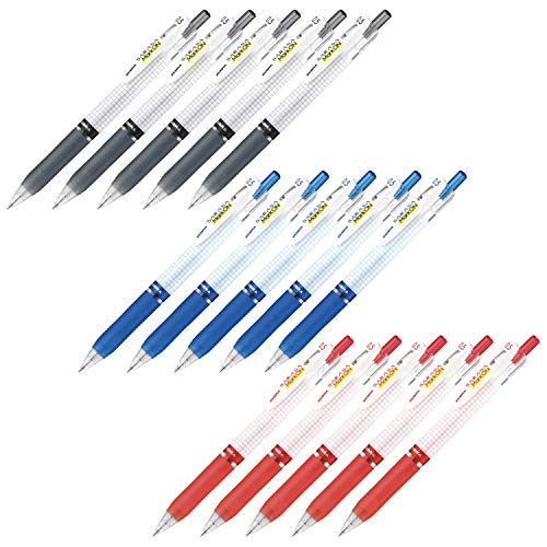 Bolígrafos de tinta de gel 3 colores Sarasa Mark 15 piezas