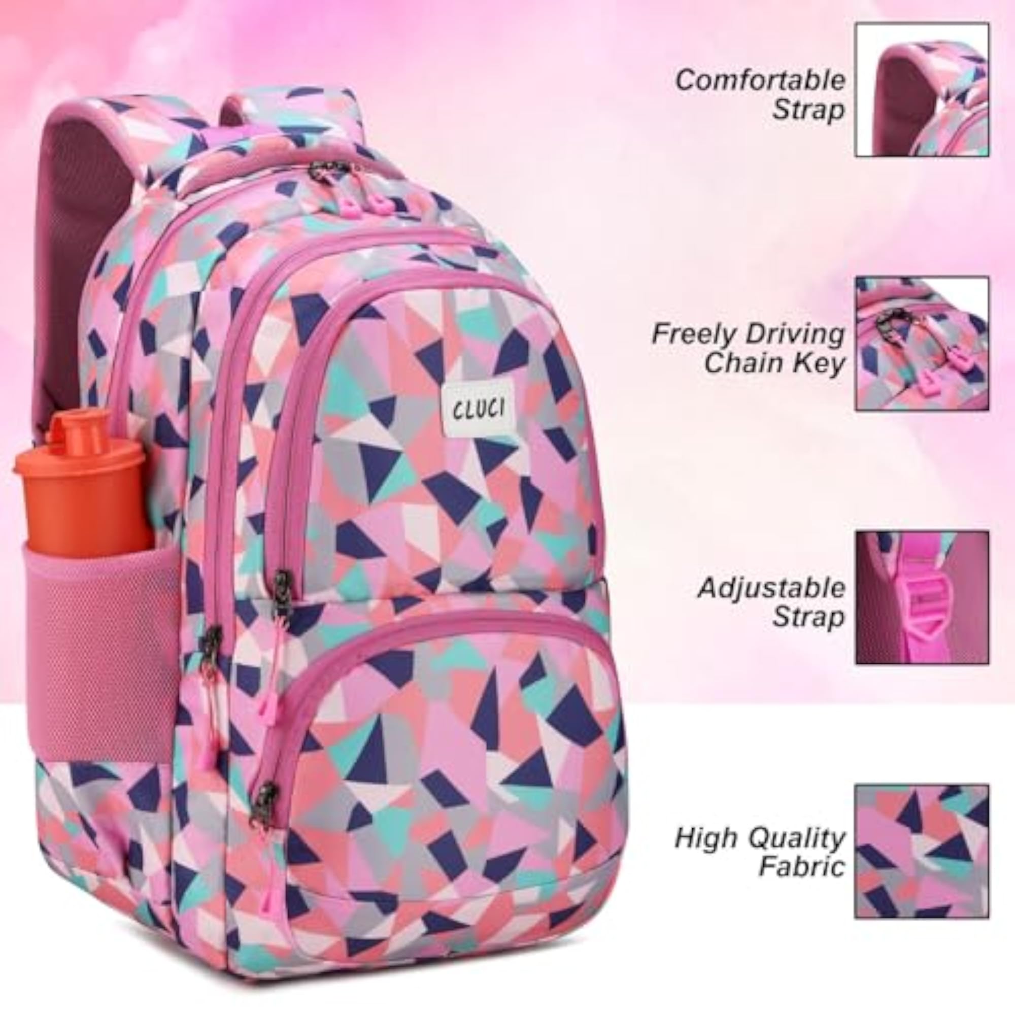 Stylish Backpack for Women & Girls, 30 L Water Resistant