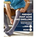 Pembrook Light Compression Socks for Men - 3 Pairs | 8-15 mmhg Compression Dress Socks for Men | Support Socks for Men - Image 2