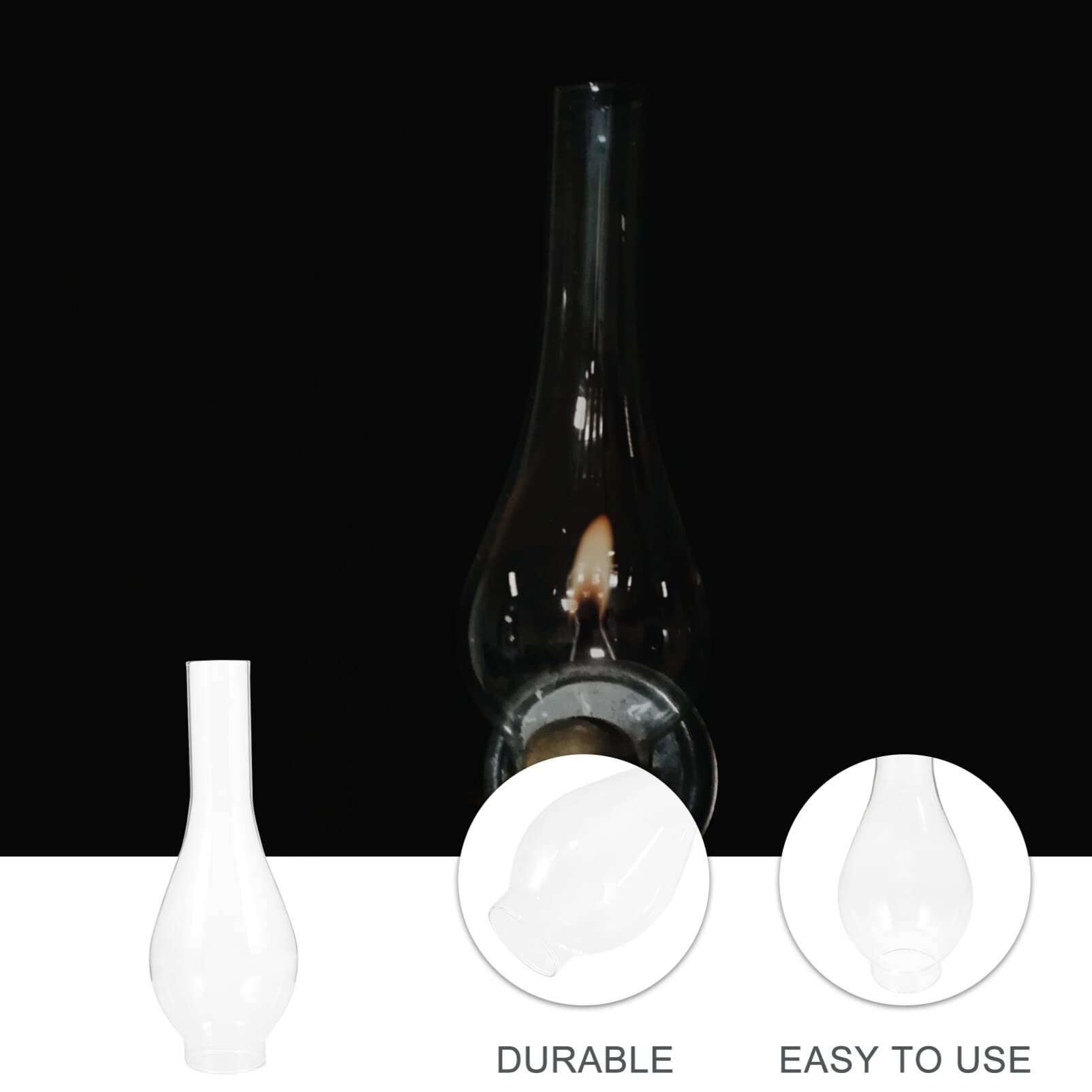 Verre Huile Lumière Abat-Jour Kérosène Abat-Jour Couverture Petit Huile