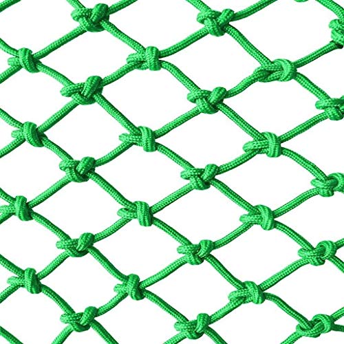 ZHAS Red de jardín Verde Balcón Interior Red Protectora Red de Seguridad de construcción Escaleras para niños Red Protectora Red de Nylon Cuerda Red de cría de Animales al Aire Libre Senna Net (T