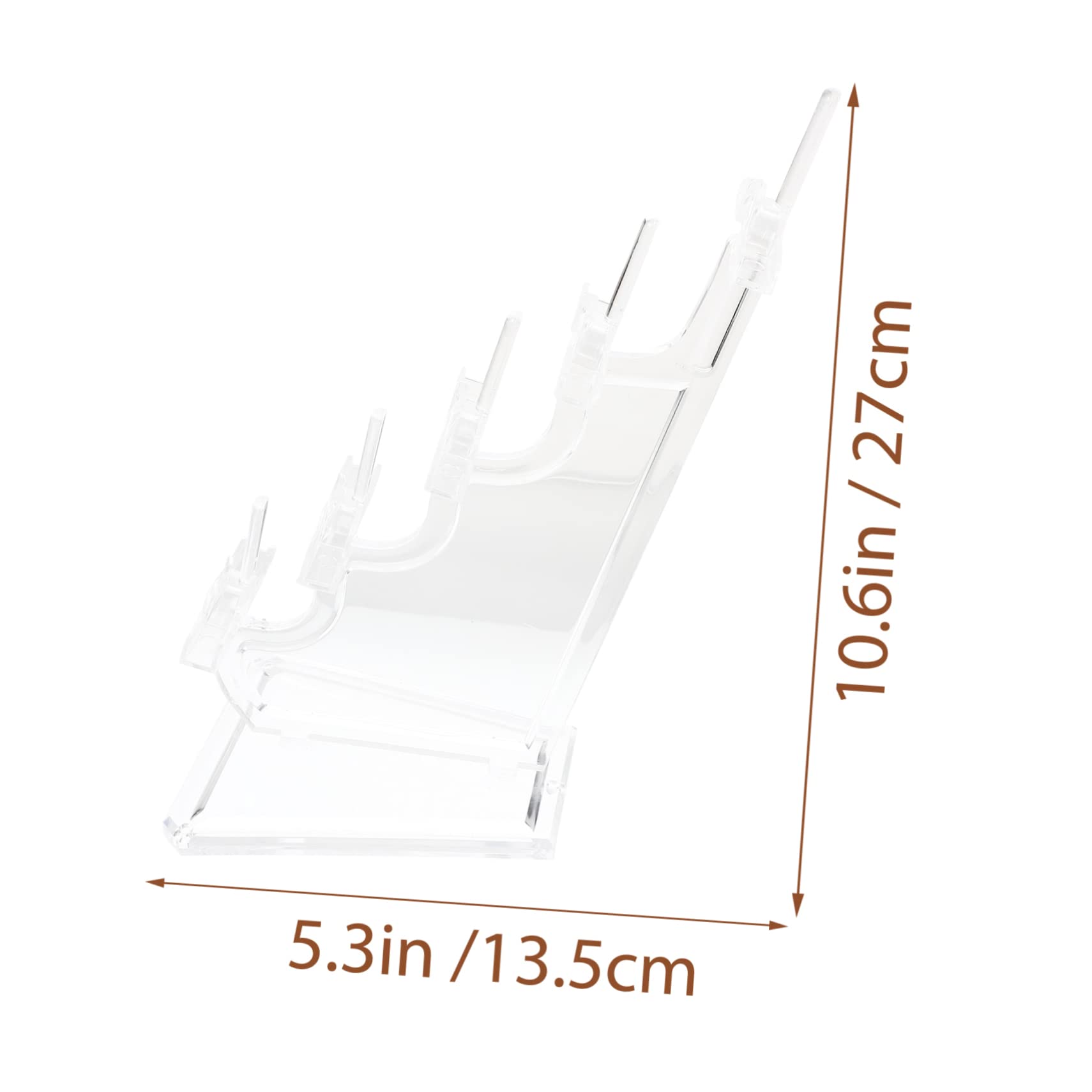 Cabilock Acrylic Sunglasses Rack Detachable Clear Eyeglasses Display Stand Multi Glasses Organizer for Home and Retail Use and Design