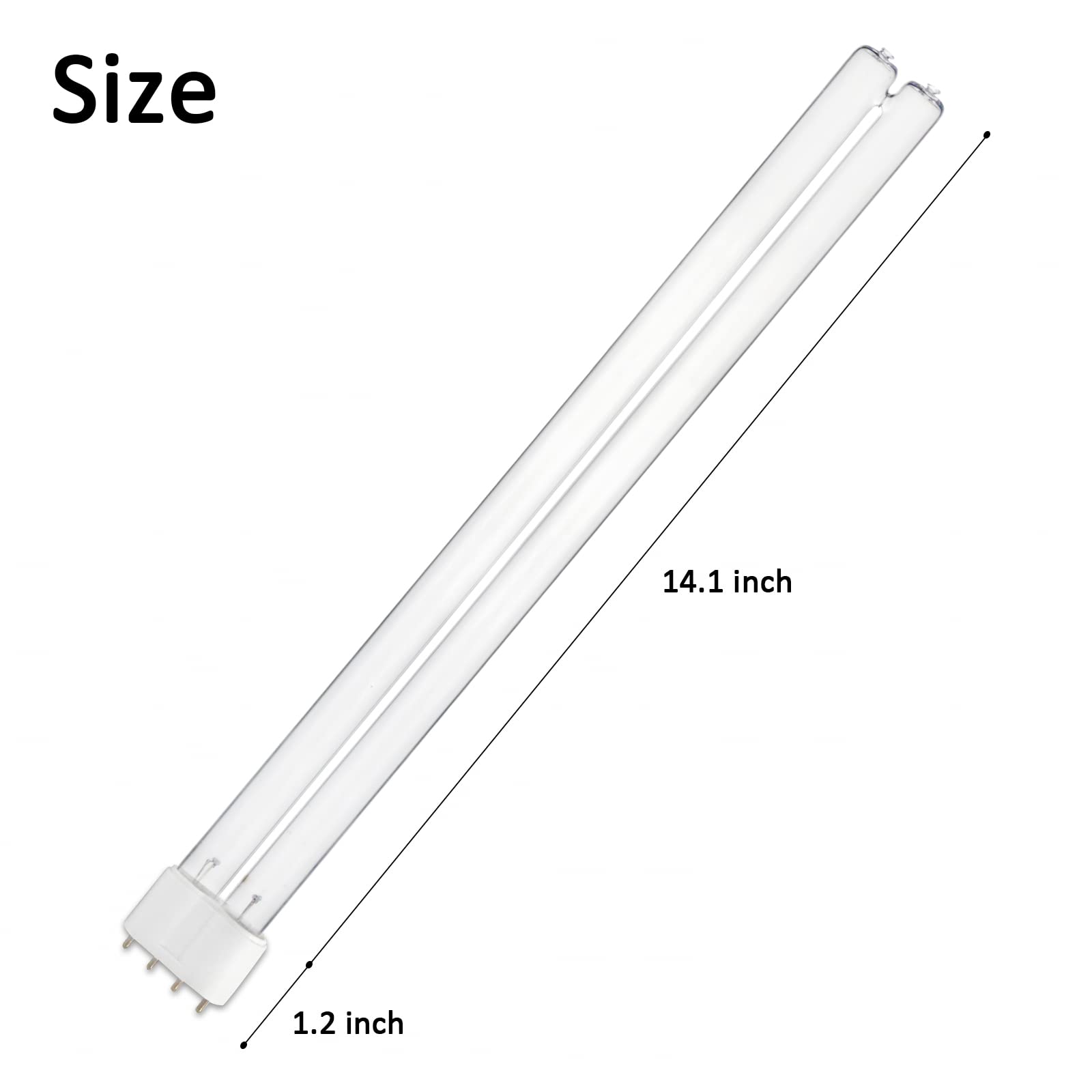 COOSPIDER UV 38 Watts UV Light Replacement Bulb with Ozone for CTUV-38