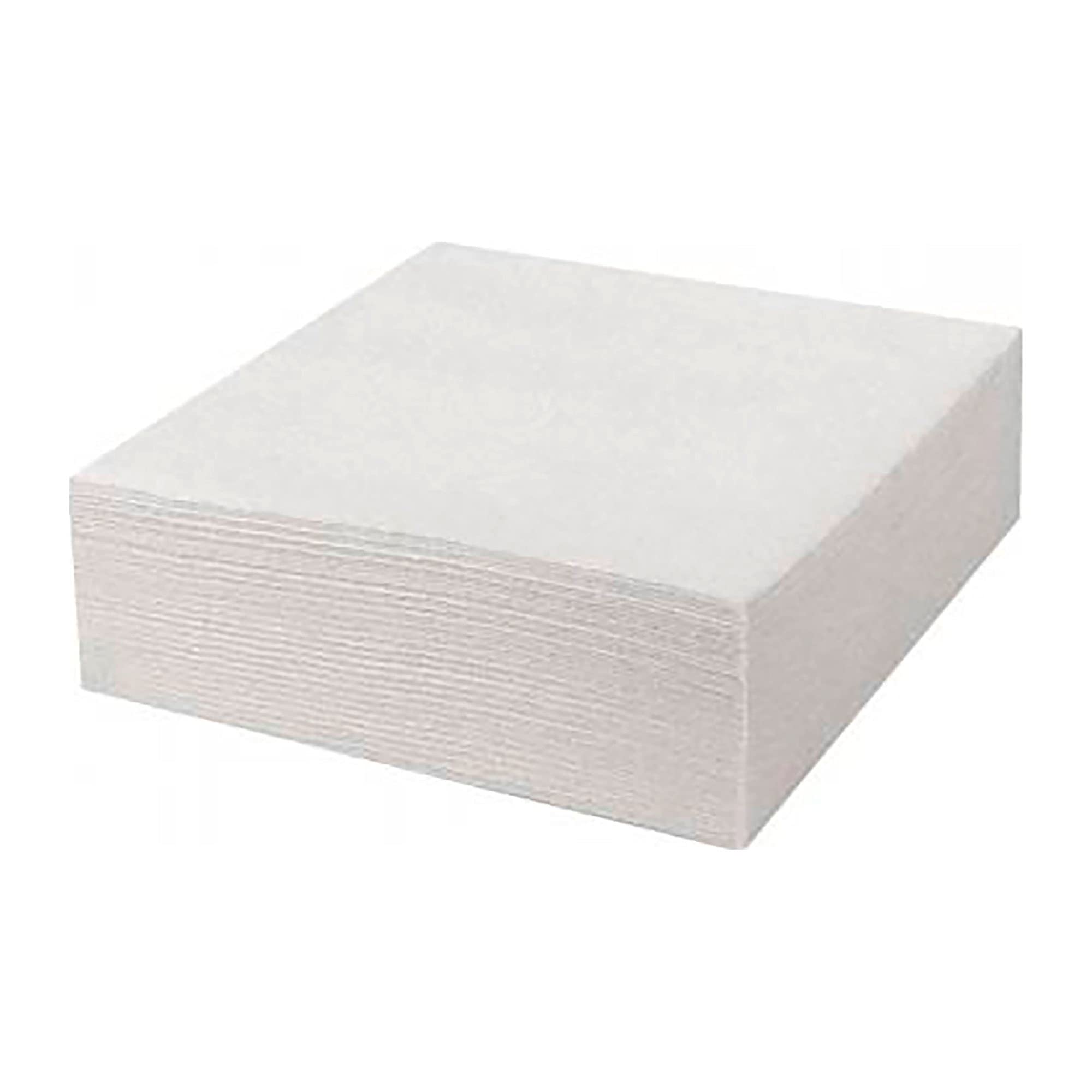 Pack 2400 Servilletas Desechables de Color Blanco | Papel de Doble Capa | 40x40cm desplegada