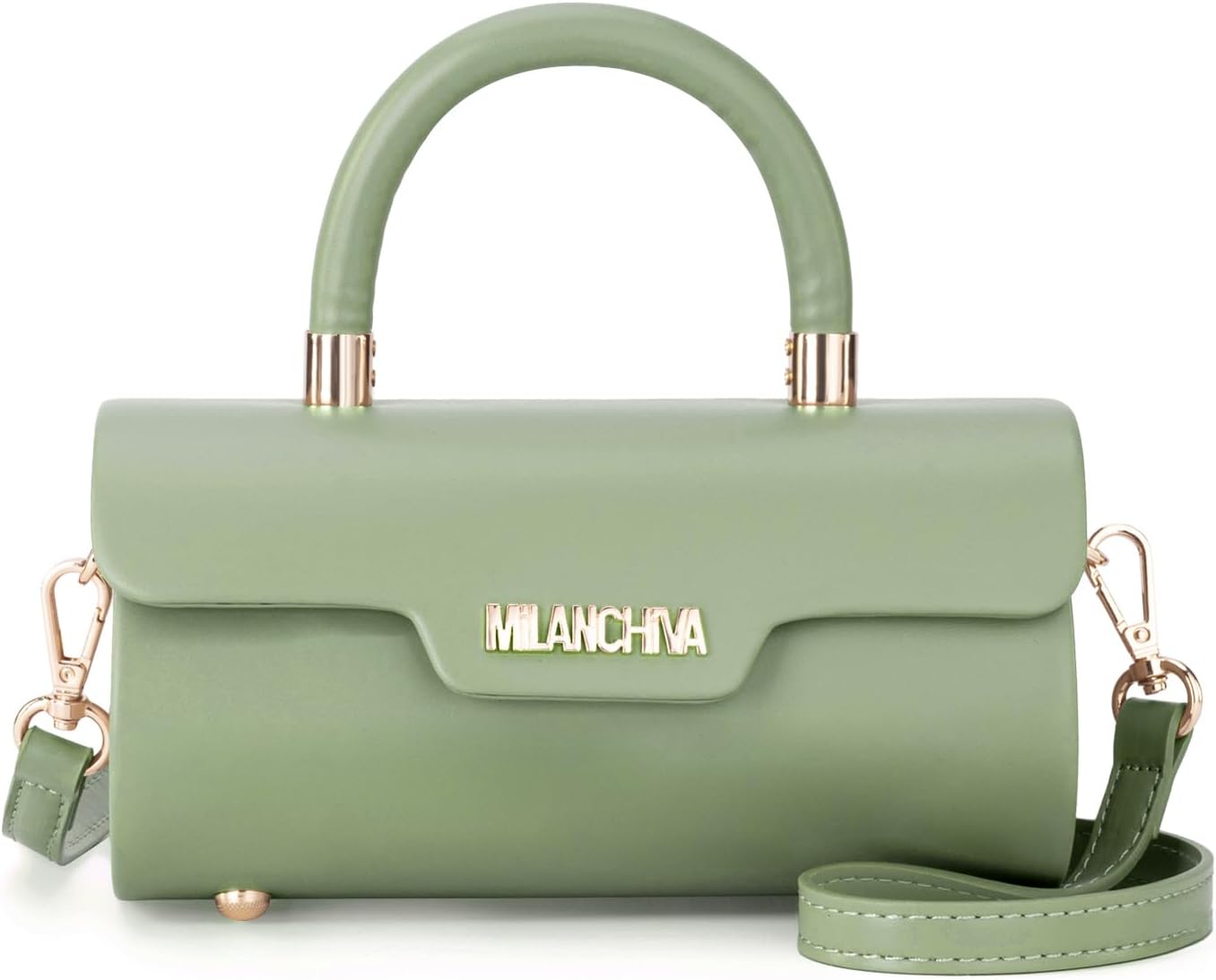 Milan Chiva Small Purses for Women Designer Mini Top Handle Purse Cute Handbags Barrel Shape Purse | Small, Designer, Mini, Cute