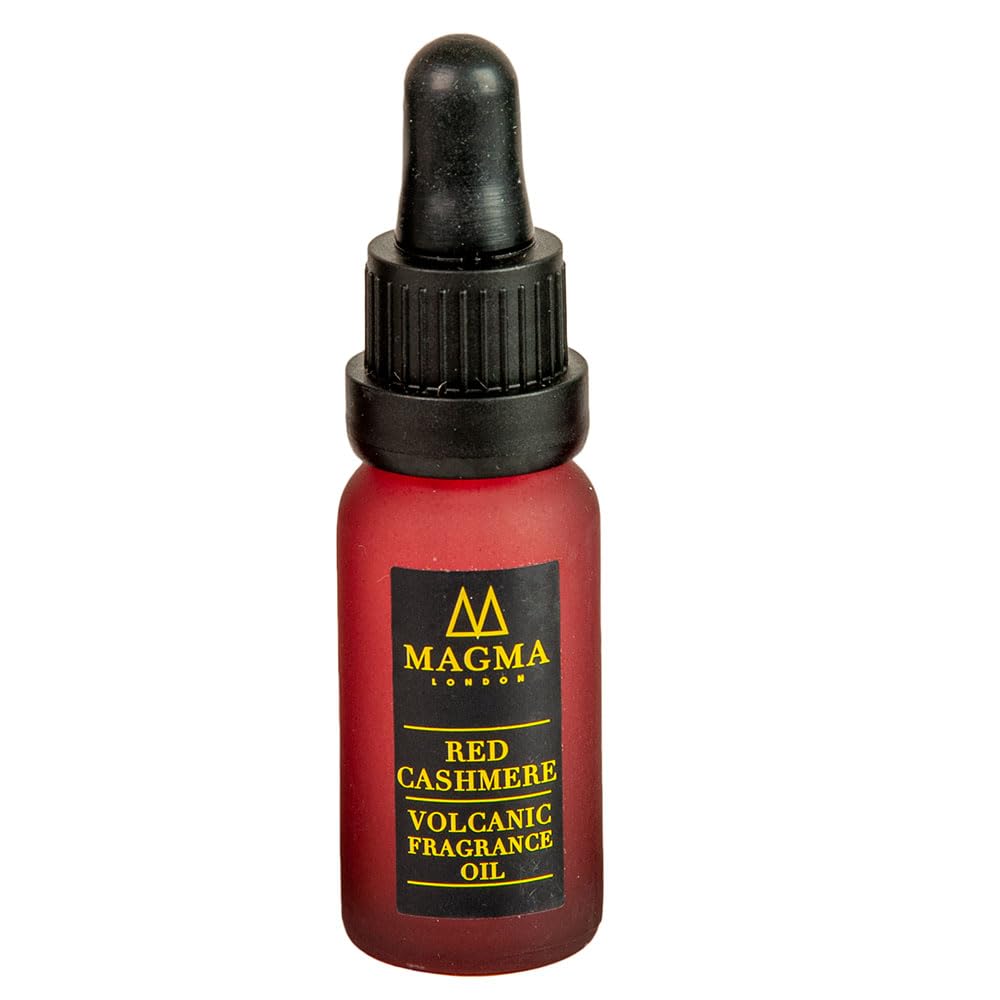 Red Magma London - Lava Stone Diffuser Refill - Volcanic Rocks Essential Oil Diffuser - Cashmere Fragrance Refill - 15Ml
