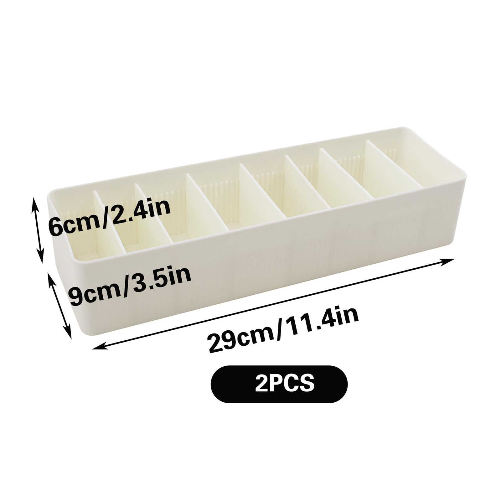 2 bolsas de té organizadoras con 7 compartimentos, cajas de té, bolsas de té, soporte para encimeras, armarios de cocina, despensas, 29 x 9 x 6 cm