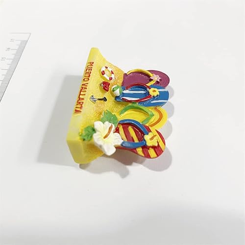 Miniatura 4 de México 3D Puerto Vallarta - Imán de recuerdo para nevera, regalo de resina hecha a mano Puerto Vallarta para refrigerador, colección de decoración