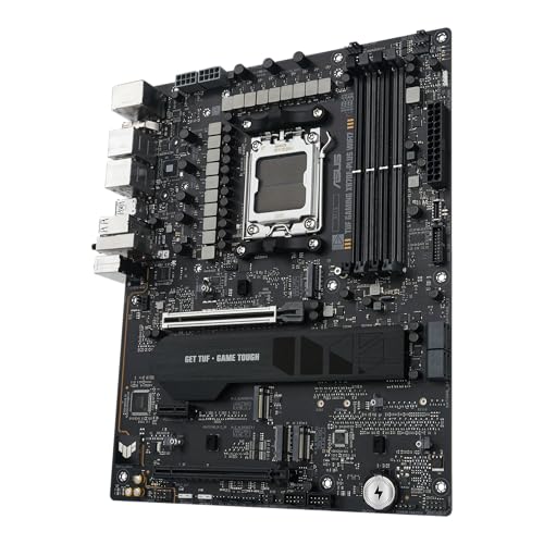 undefined TUF Gaming X870E-PLUS WIFI7 AMD X870E ATX Motherboard with 16+2+1 80A Power Stages, DDR5 Support with AEMP, PCIe 5.0 x16 with PCIe Slot Q-Release Slim, Four M.2 Slots, WiFi 7 with ASUS WiFi Q-Antenna の商品画像 9
