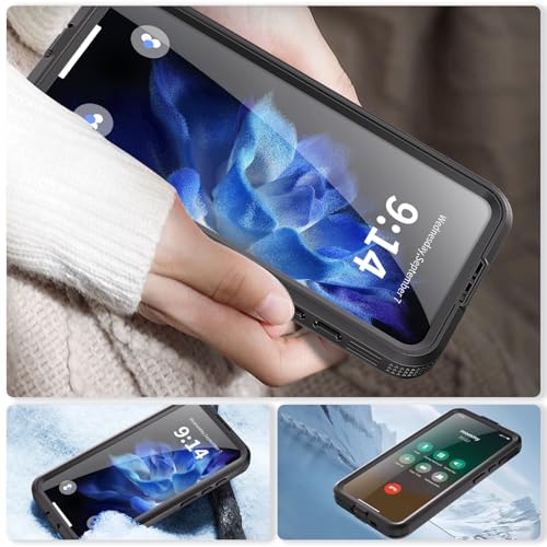 Coque Samsung S25 étanche MagSafe antichoc intégrale robuste noire