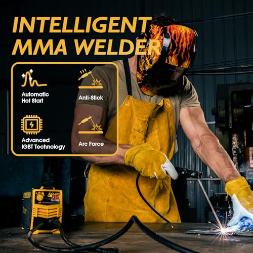 TOOLIOM 135A 110V Stick Welder MMA arc Welder Machine dc Inverter Welder with Digital Display Portable Welding Machine by TOOLIOM - Image 5