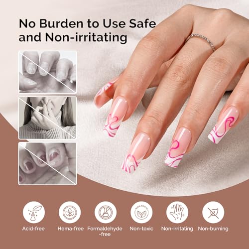 Image of MelodySusie 2PCS Nail Dehydrator and Primer, Professional Natural Hema Free and Acid Free Primer,Dehydrator for Acrylic Powder and Gel Nail Polish,Fast Dry 15ML