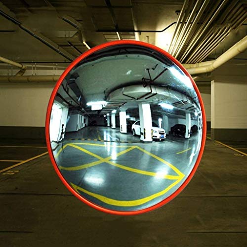 Miroir de sécurité convexe 130° incassable pour sécuriser une entrée