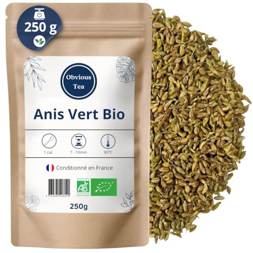 Anis Vert Bio en Vrac - Infusion et Tisane Digestive - Bien-être et Digestion - Pimpinella Anisum L. - Agriculture Biologique