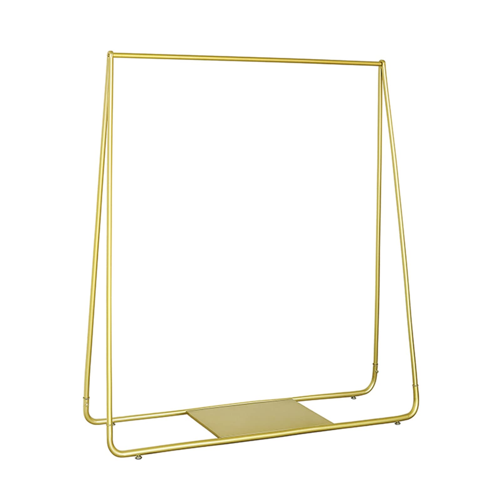 FGXHHS Gold Metal Coat Rack with Storage Shelf, Freestanding Clothing Organizer & Shoe Display, 150x40x150cm Hanger for Home or Retail Use