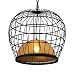 Produktbild Kronleuchter kreativen Stil Hängelaterne Lüster Eisen Vogelkäfig-Lampe Retro-Geschmack Gourmet Club Hotel Wohnzimmer Esszimmer Projekt individuelle Licht Haushaltsbeleuchtung, stilvoll und schön