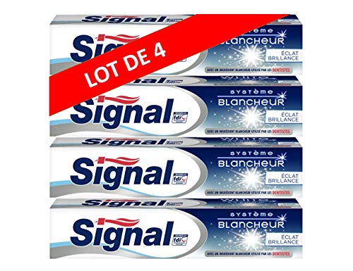 Signal Pasta de dientes White Shine 75 ml, 4 unidades