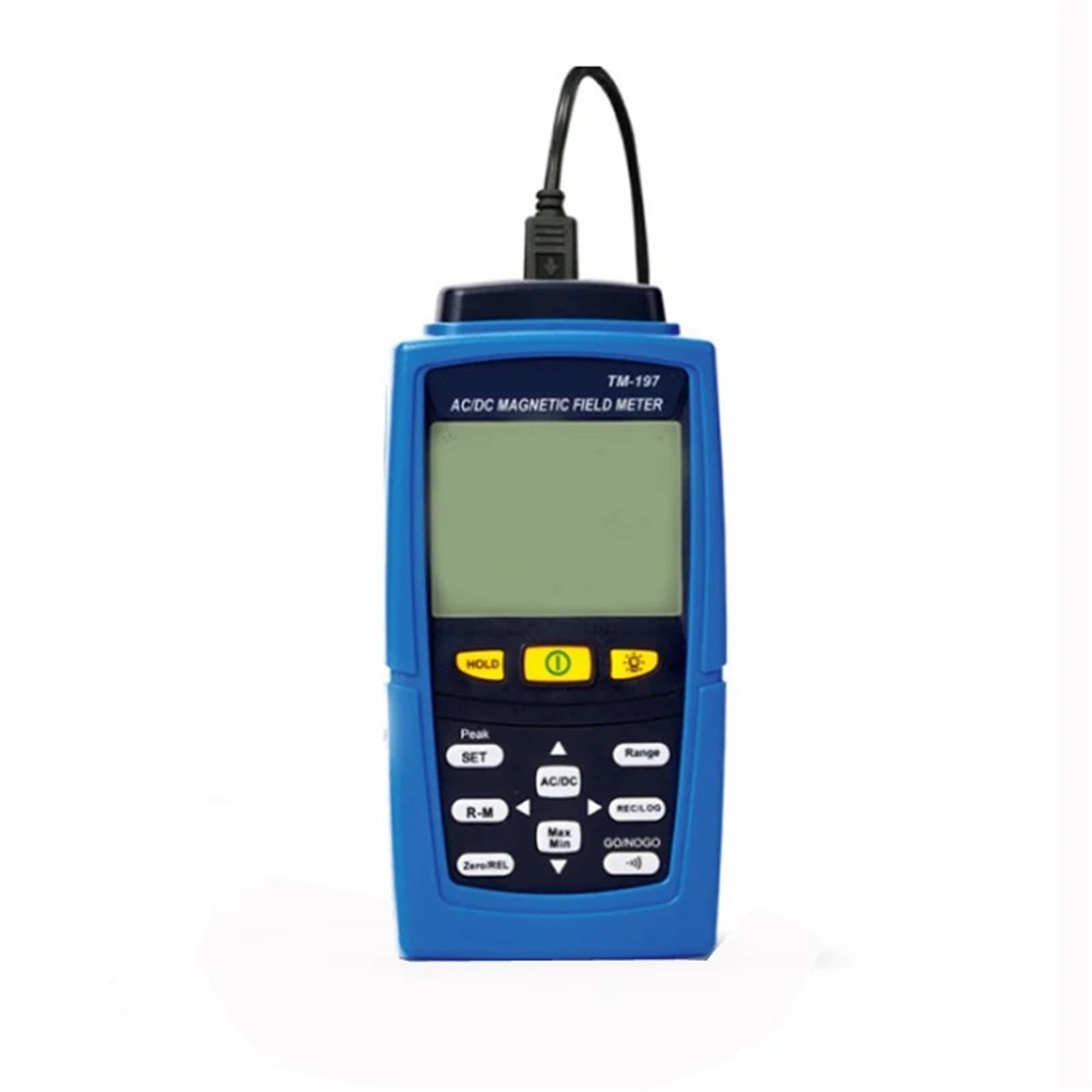 Medidor de campos electromagnéticos Tm-197 Ac/Dc Gaussmeter Medidor De Fuerza Campo Magnético Magnetómetro Rango 3000mt para construcciones