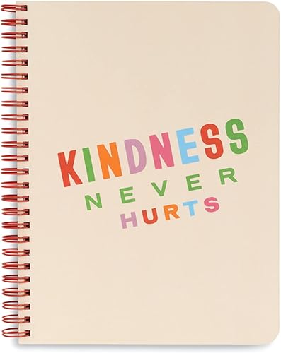 Ban.do Rough Draft - Mini cuaderno de espiral con frase, 8.5 x 6.75 pulgadas con bolsillos y 160 páginas rayadas, I Am Very Busy (purpurina dorada)