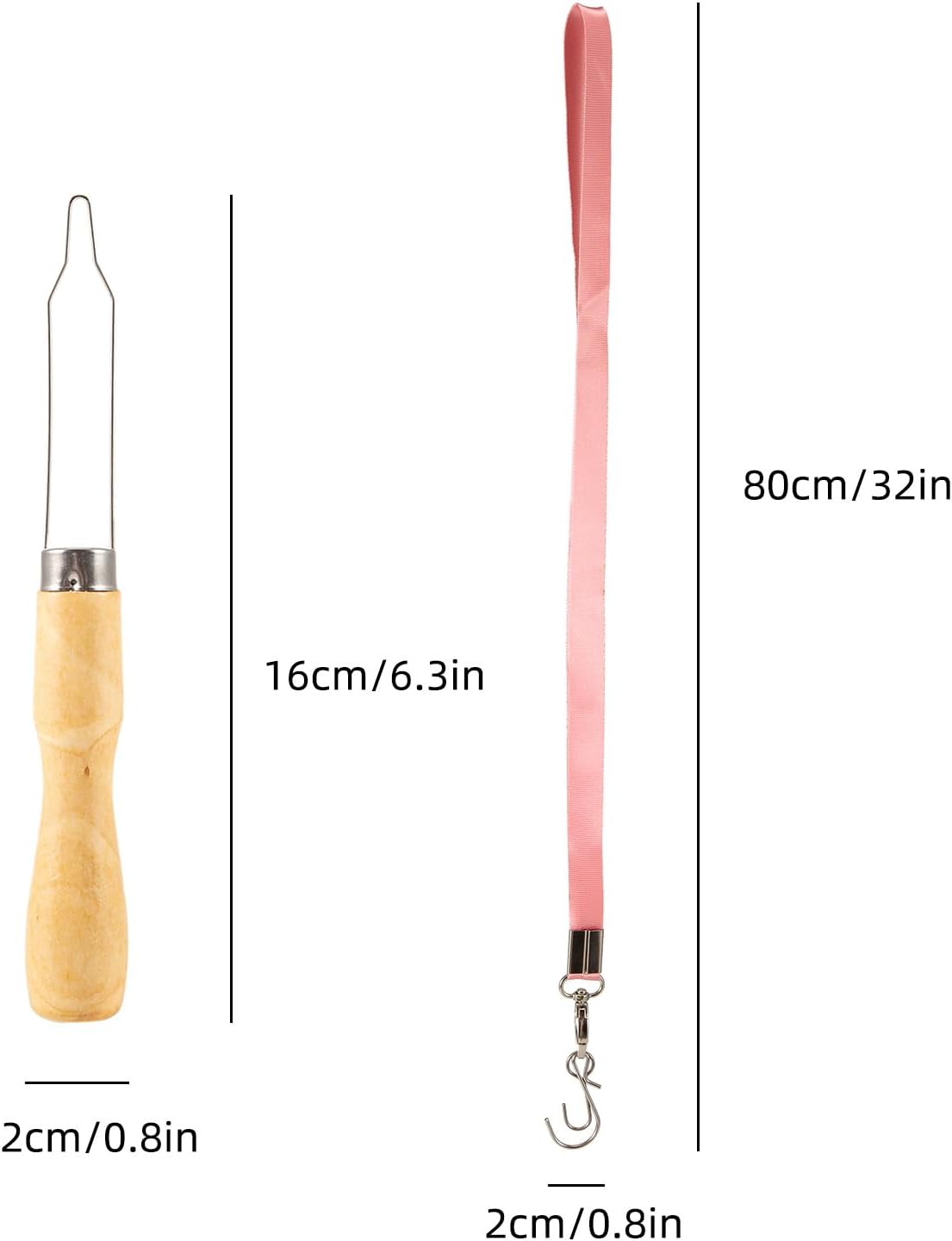 Zipper Helper Pull for Dresses & Boots - Back Zipper Tool with Customs Lock, 2 Hooks
