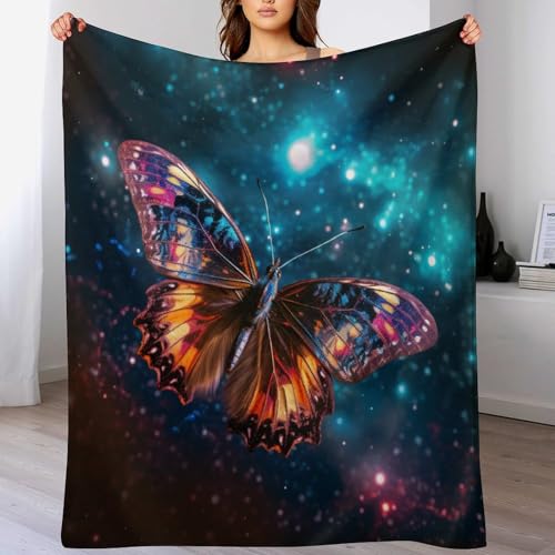 Couverture papillon douce imprimée super idée cadeau famille - 2