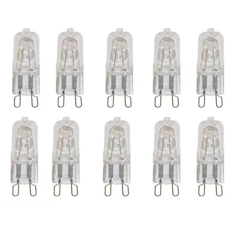 JZLBBC G9 Halogen Bulbs Lamp 230V 40W Capsule G9 Bulb Dimmable Warm White 60W 220V G9 Halogen Base Lamp,20W,10Pc