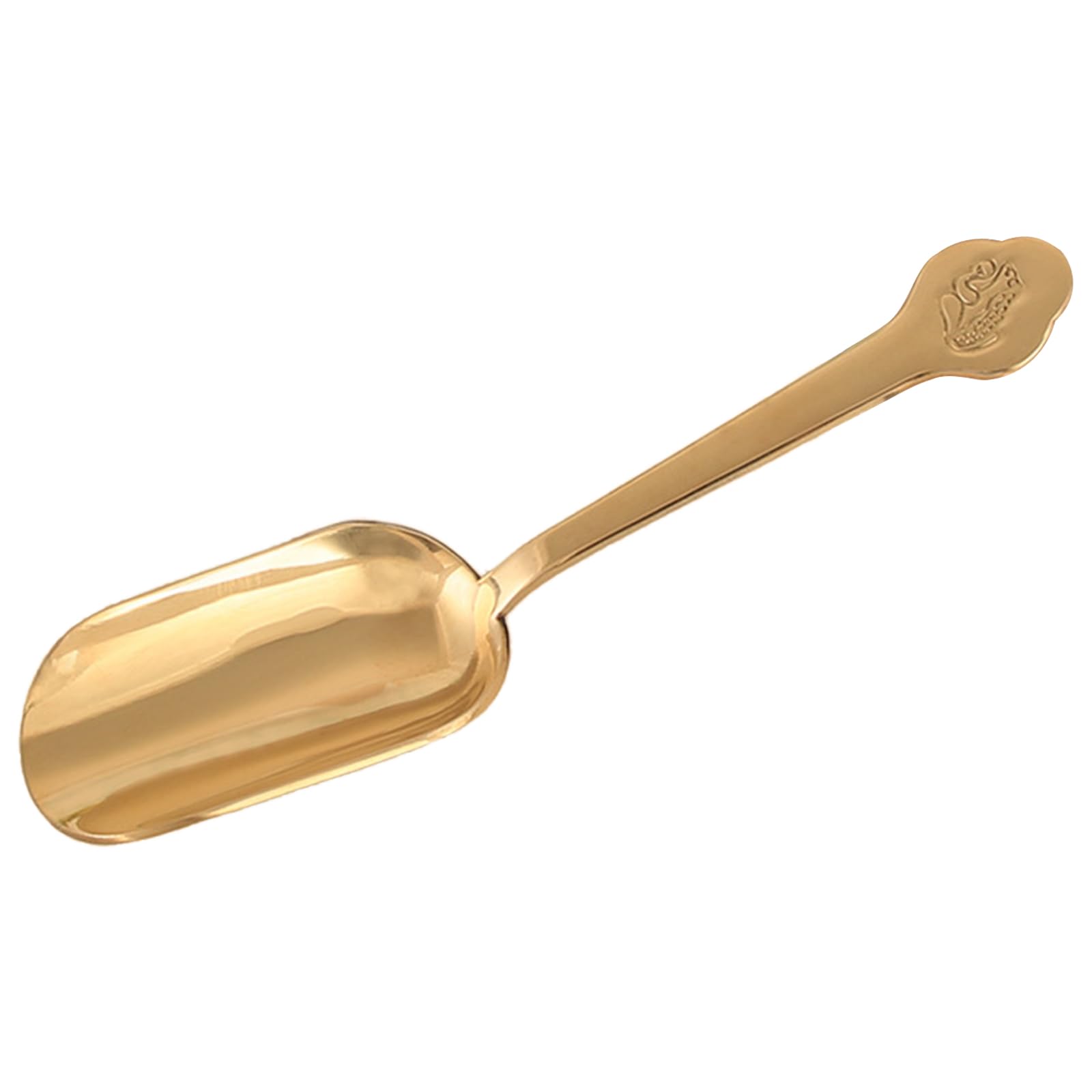 GANYKQ Brass Tea Spoon Kung Tea Metal Spoons for Scooping Coffee Powder Tea