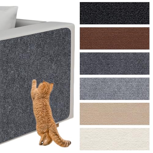 粘着式猫爪とぎポスト DIY 爪研ぎシート 猫用爪とぎ 猫 スクラッチャー DIY自由な組み立て 可能な粘着式 耐摩耗性 汚れ防止 猫のツリースタンドの交換部品 四季対応、家具傷防止 ソファ 家具 壁に貼る 耐摩耗 ストレス解消 運動不足改善 ネコ用品 (