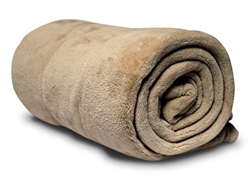 Soleil d'ocre - Plaid tortora, 140x200 cm