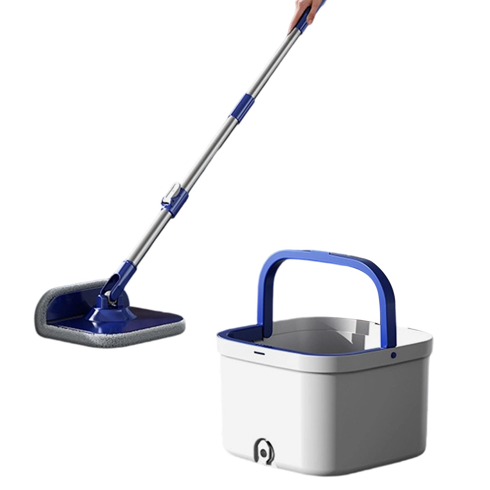 Comprehensive Whirling Turn Wipe Thin Levelhead for Under Furniture Cleansing Cleansing Bucket Grasps Complimentary Press Structure Dry Wet Use Levelhead Wipe