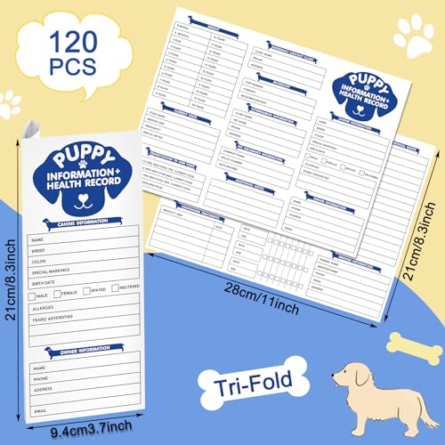 120 Pcs Puppy Vaccination Record Cards Canine Health Record Books 83 X 11 Inch Puppy Vaccines Shot Memo Dog Vaccine and Canine Health Record Booklets for Canine Medical Grooming Kennel Care  Cucciolini Doodles 120 pcs puppy vaccination record cards canine health record books 8 3 x 11 inch puppy vaccines shot memo dog vaccine and canine health record booklets for canine medical grooming kennel care   cucciolini doodles
