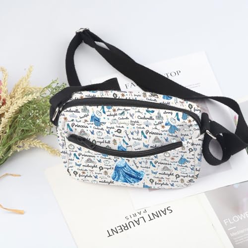 JYTAPP Princess Characters Crossbody Bag Magical Kingdom Faily Cartoon Tales Fans Crossbody Handbag Purse3