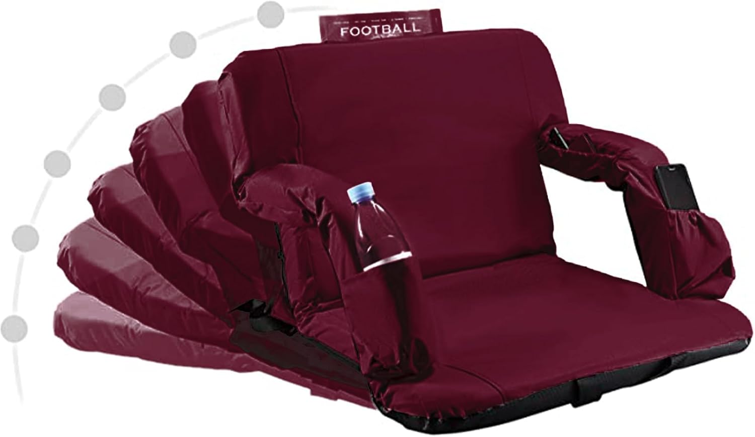 Stadium Seats for Bleachers with Back Support and Thick