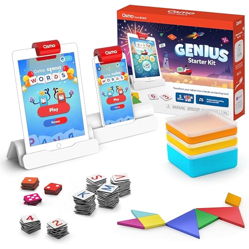 Osmo - Genius Starter Kit for iPad - 5 Educational...